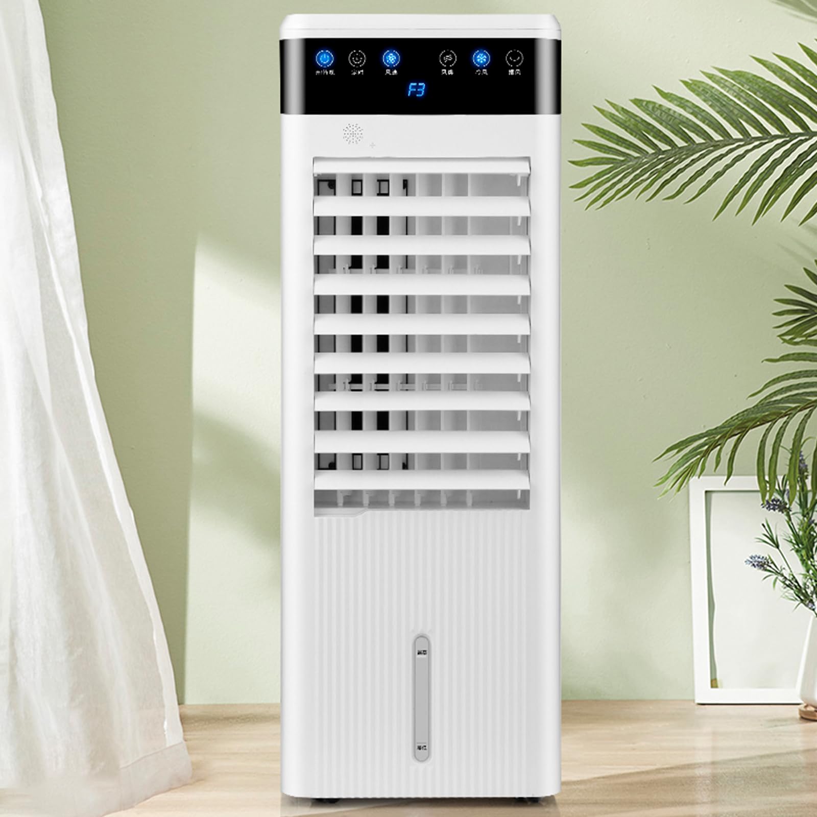 Climatizador de Frío y Calor, 3 en 1: Enfría, Calienta y Humidifica, Ventilador con Oscilación, Aire Acondicionado Portátil, Hogar