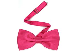 Men's Adjustable Formal Pre-Tied Pink Bow Tie