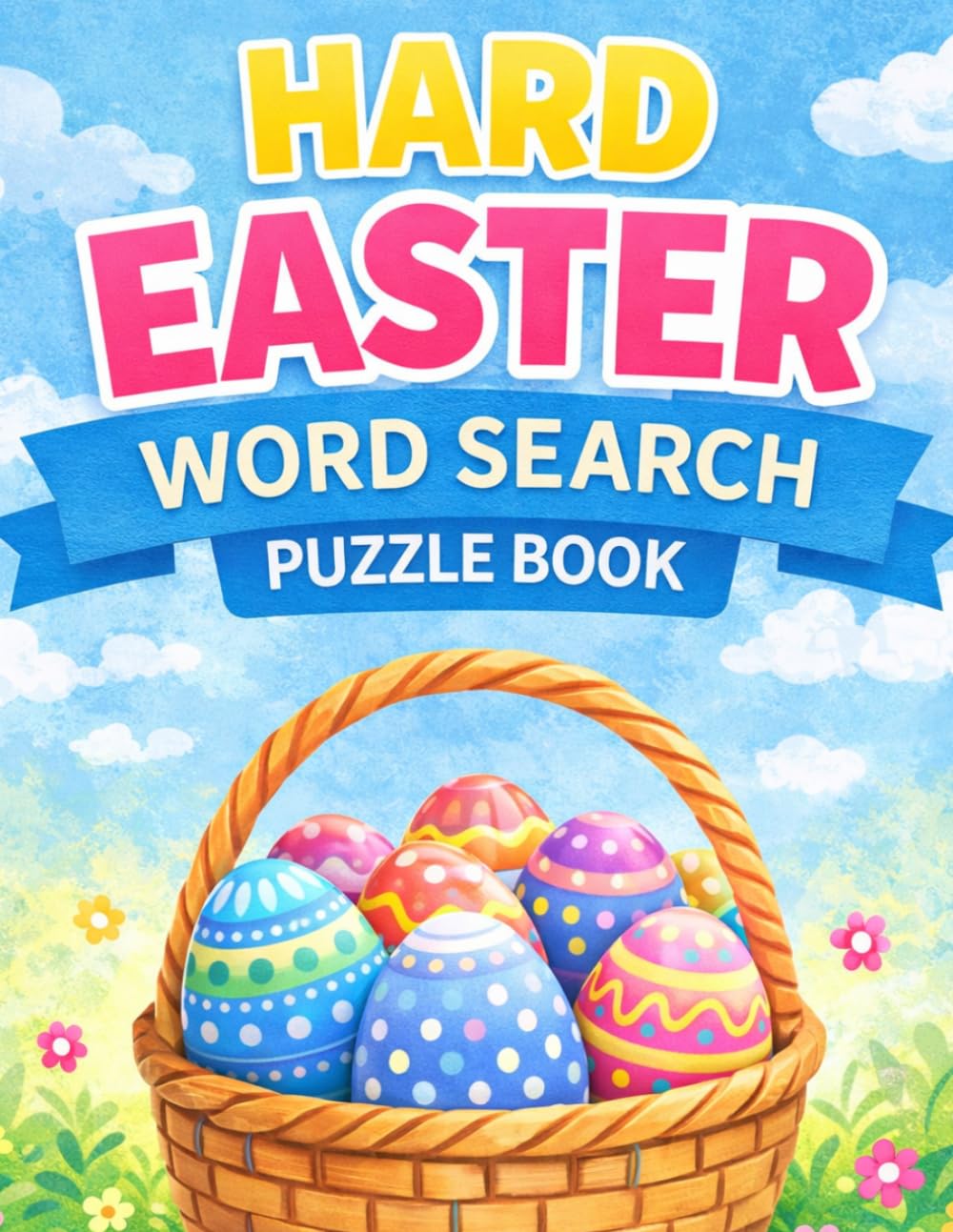 Hard Easter Word Search Puzzle Book: Challenging Easter Word Search Puzzles for Teens, Adults and Seniors (Easter Word Search Collection)