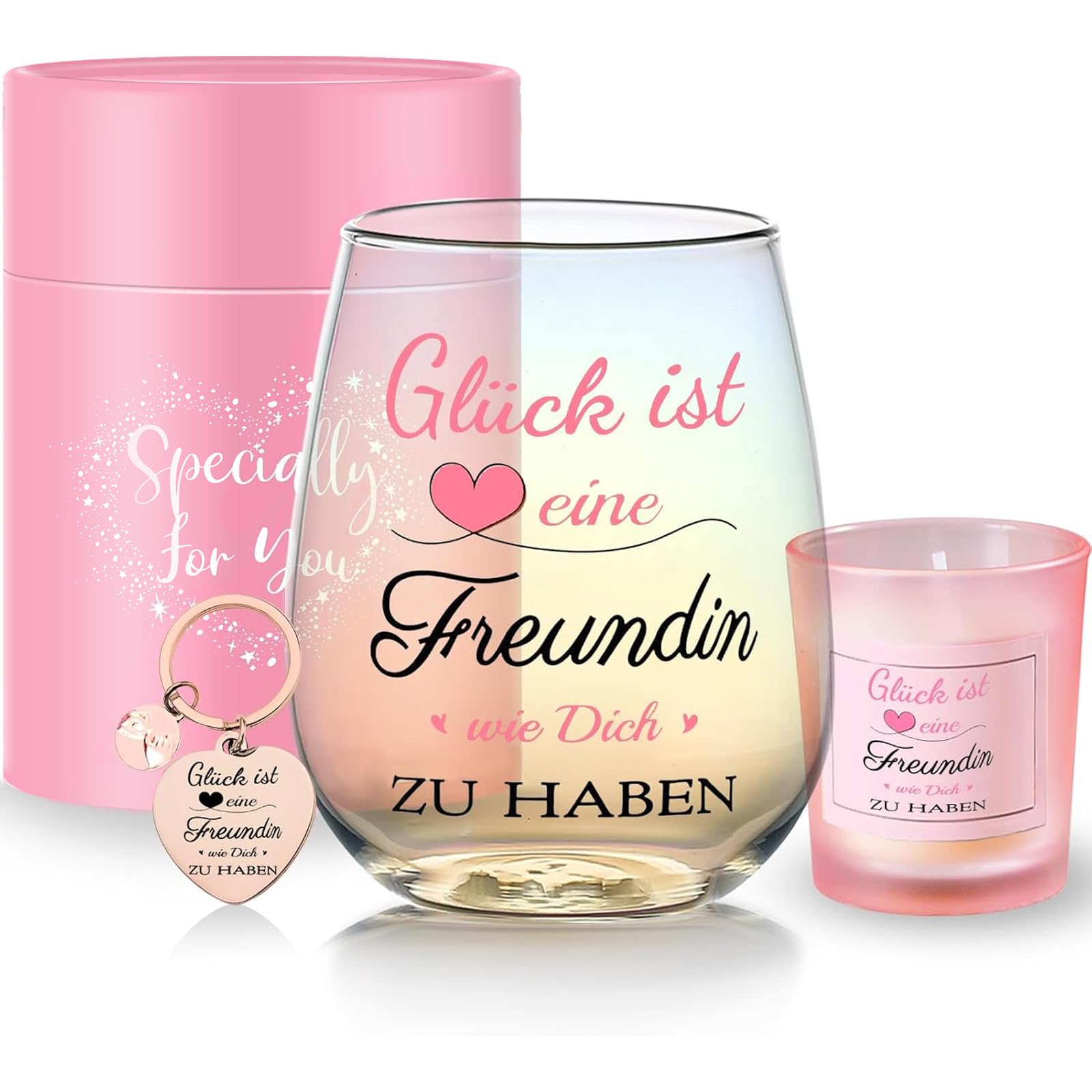 Geschenke für Freundin Beste Freundin Geschenke Weingläser Jahrestag Geschenk Freundin Geburtstag Dankeschön Geschenke für Frauen Freundschaftsgeschenke Weihnachten Geburtstagsgeschenk für Freundin