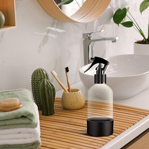 Miniatura 7 de 12 fundas de silicona para botella de spray de vidrio de 16 onzas, parte inferior antideslizante, funda de silicona de 12 oz a 24 onzas, funda