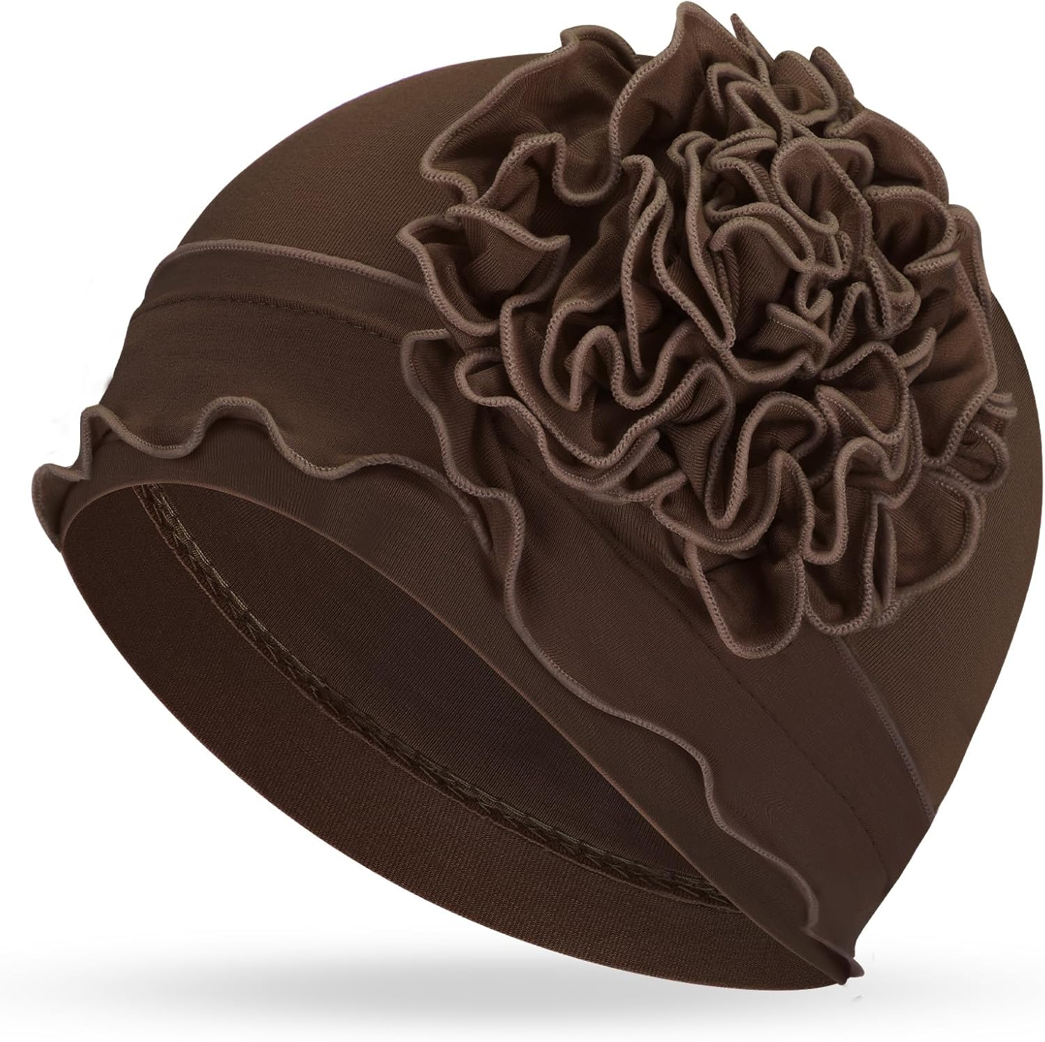 Geyoga Cotton Chemo Headwear Turban for Women Soft Elastic Cancer Hat Cancer Sleep Caps Head Wraps for Women with Hair Loss