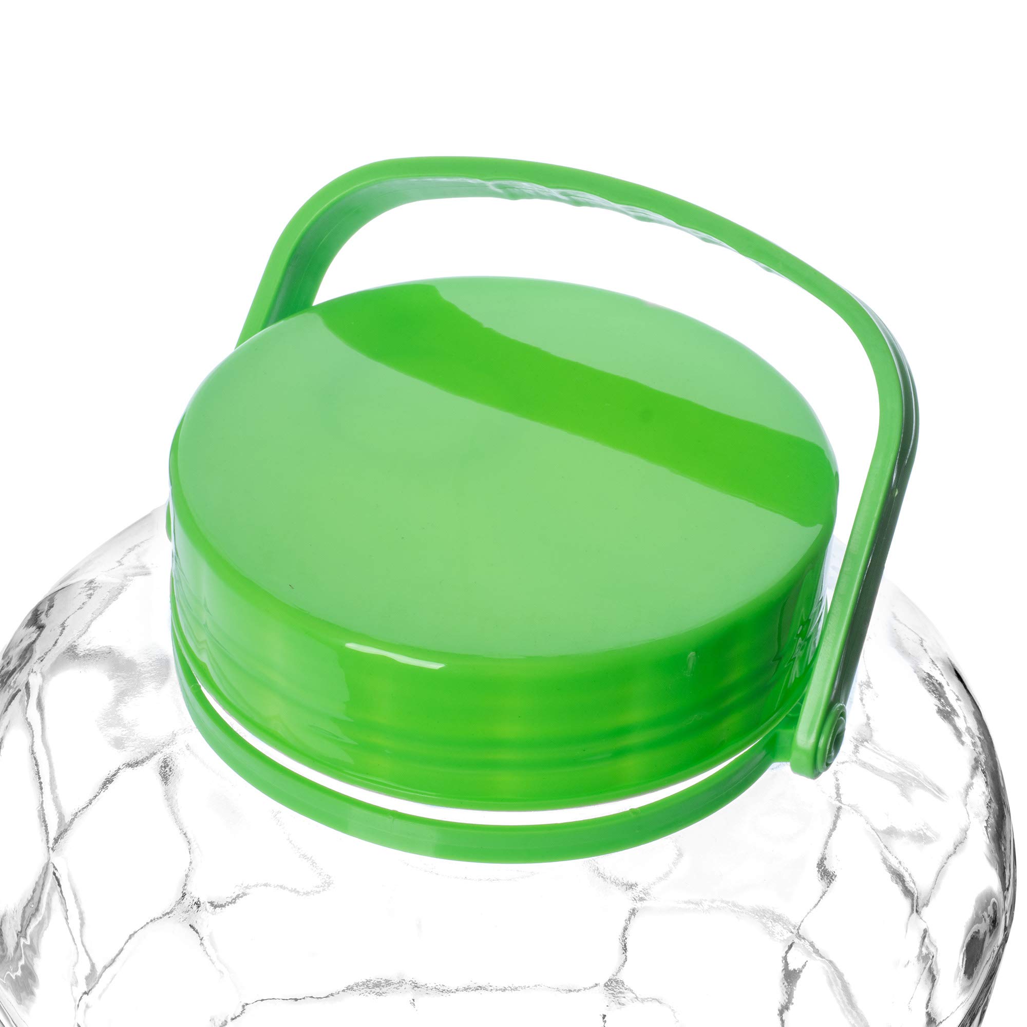 KADAX Grand Bocal de Fermentation en Verre, Récipient de Conservation avec Couvercle Hermétique, Idéal pour la Préparation de Cornichons et Choucroute (8 L)