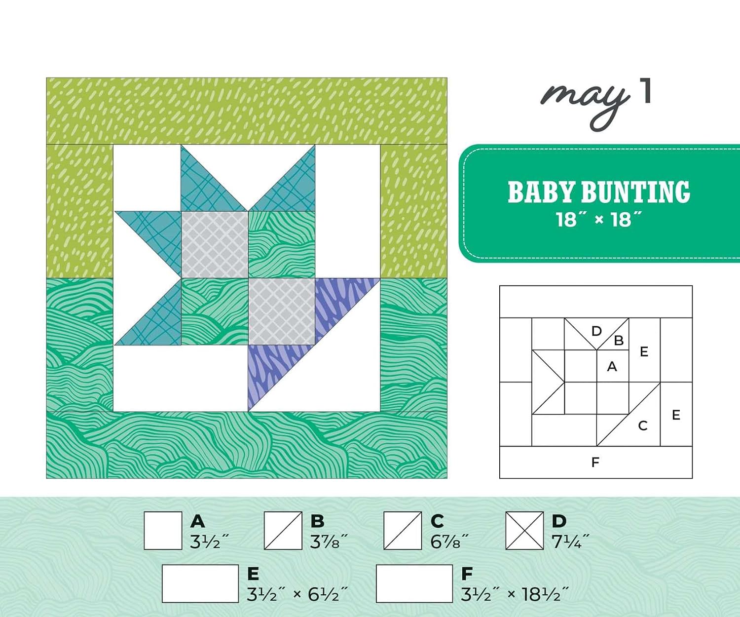 Quilter's NEW Perpetual Block-a-Day Calendar