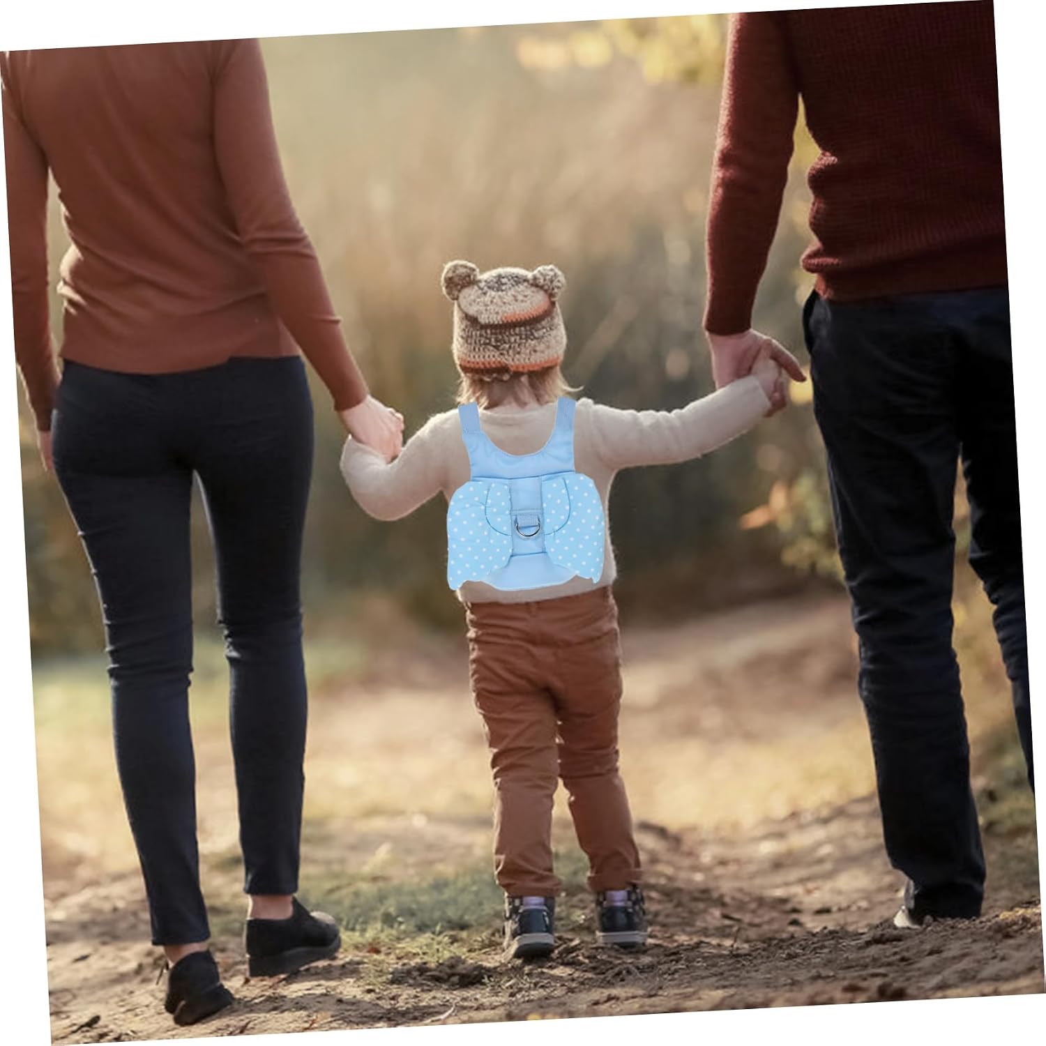 VANZACK Boy Girl Safety Harness Leash Boys and Girls Walking Belt Lost Wrist Link Backpack Chest Strap for Toddlers and