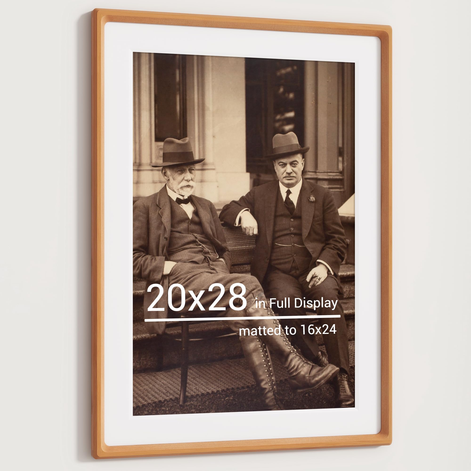 Heimlove 20x28 Natural Cherry Picture Frame