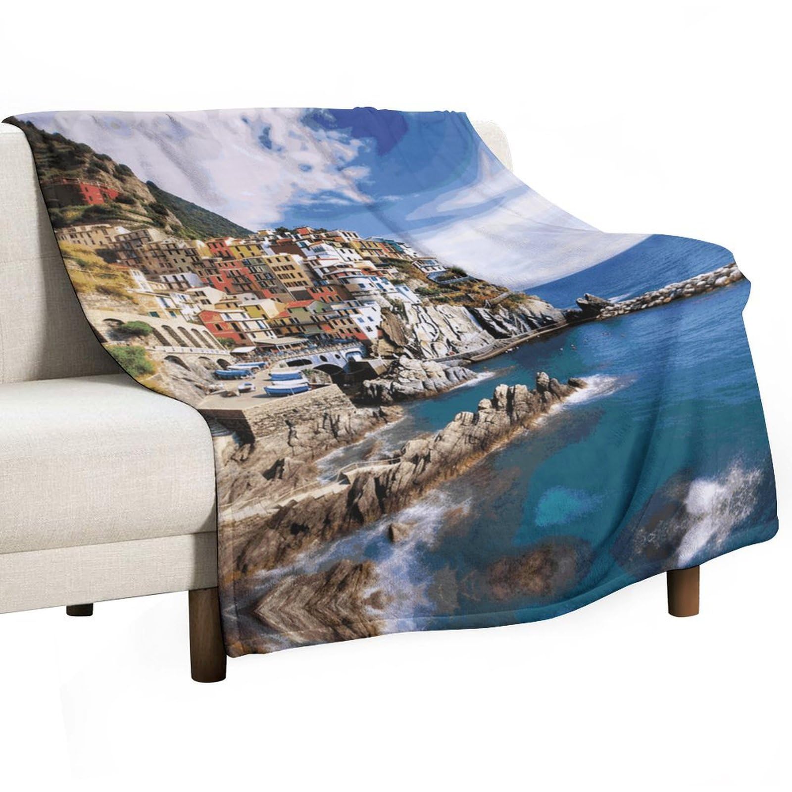 Couverture polaire légère en molleton pour canapé et lit contre le froid