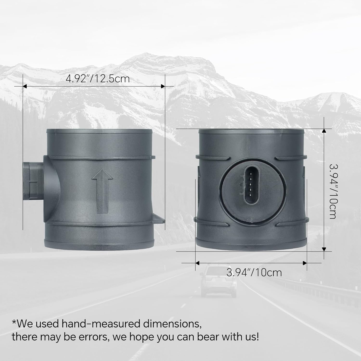 Mass Air Flow Sensor 2451149 MAF Compatible with Chevrolet Avalanche/Caprice/Silverado 1500/2500/3500/ Tahoe, GMC Sierra 1500/2500/3500/ Yukon, Pontiac G8 GT Replaces 7410146 15900023