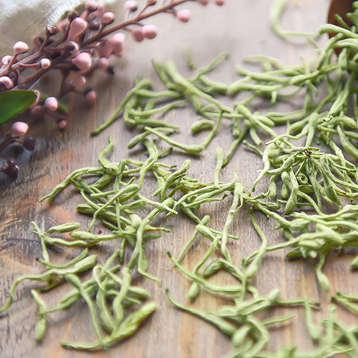 Té de Hierbas Chino de Madreselva - Perfumado, Grado Superior, Flores, Comida Verde Saludable para el Cuidado de la Salud (500)
