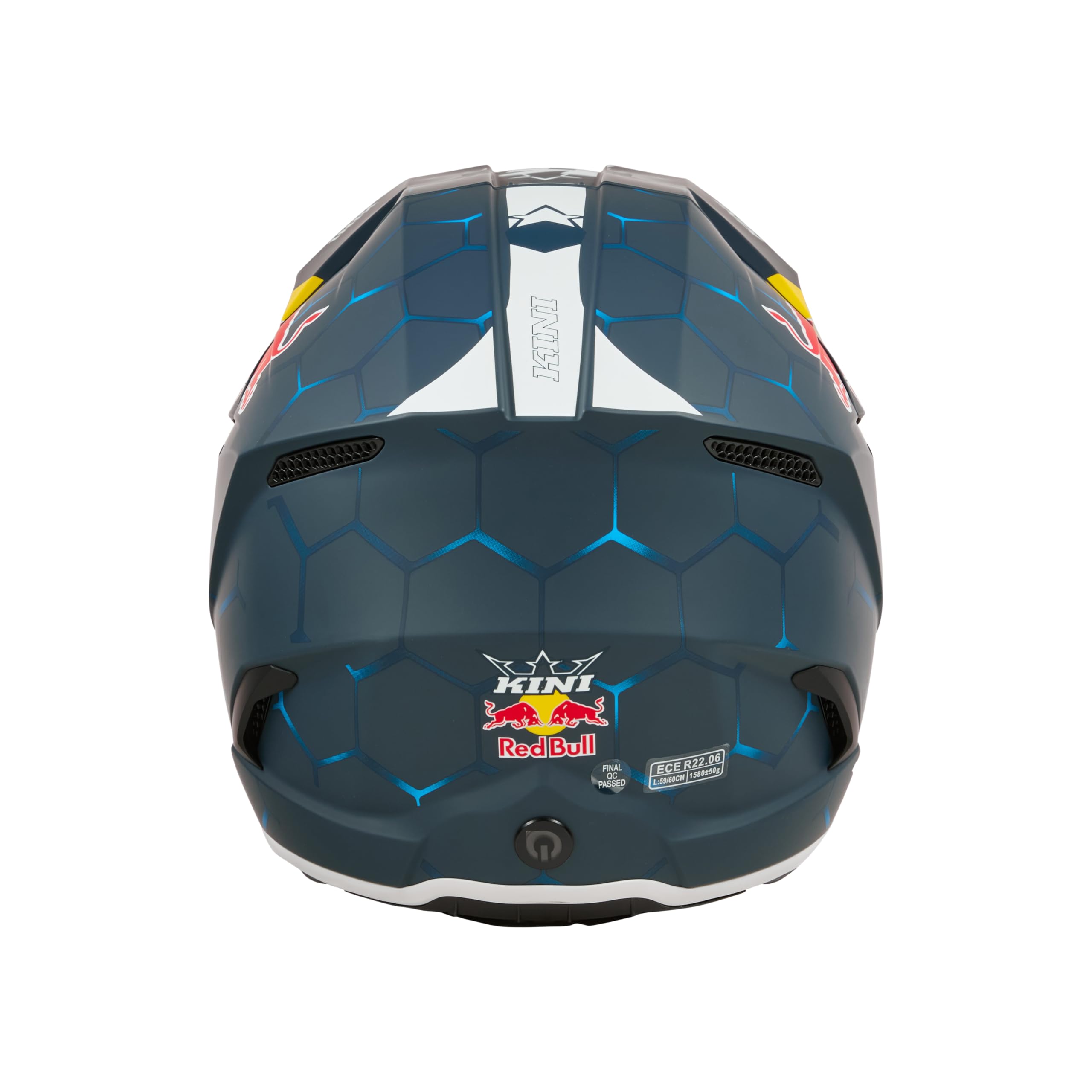 MX3 Casco da motocross Kini Red Bull 1.0 blu/bianco S