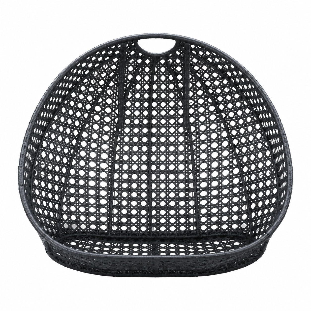 Hanging Egg Swing Chair | Heavy Duty Powder Coated Steel Frame with PE Rattan Wicker | Replacement Shell for Indoor Outdoor Patio Balcony Garden | Stand Not Included (Only Basket)-image-11