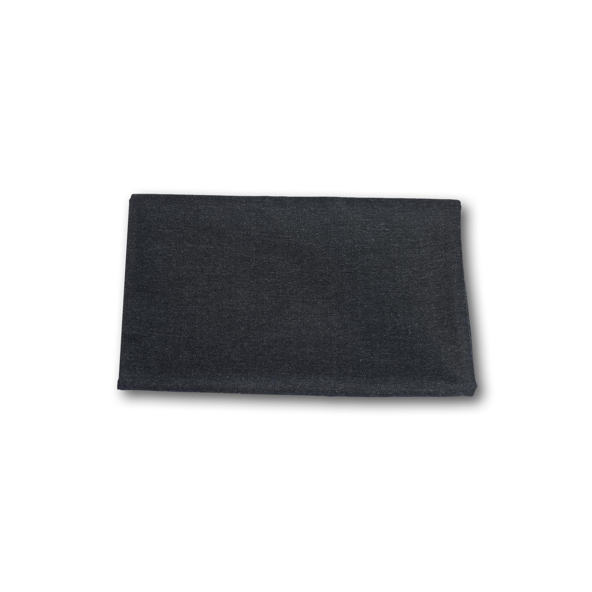 ruby fabrics linings Unstitched Yarn Dyed Herringbone Tweed Blazer Fabric For 3-Piece Suit (1 Meter Fabric For As Per Your Use, Green & Black)-picture-17