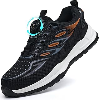 YEKOYIOO Zapatos de Seguridad para Hombre Mujer Ligero Zapatillas de Seguridad Calzado Trabajo Comodo Antideslizante con...