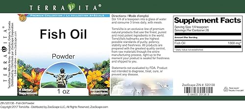 Miniatura 3 de Polvo de aceite de pescado (1 oz, ZIN 520138)