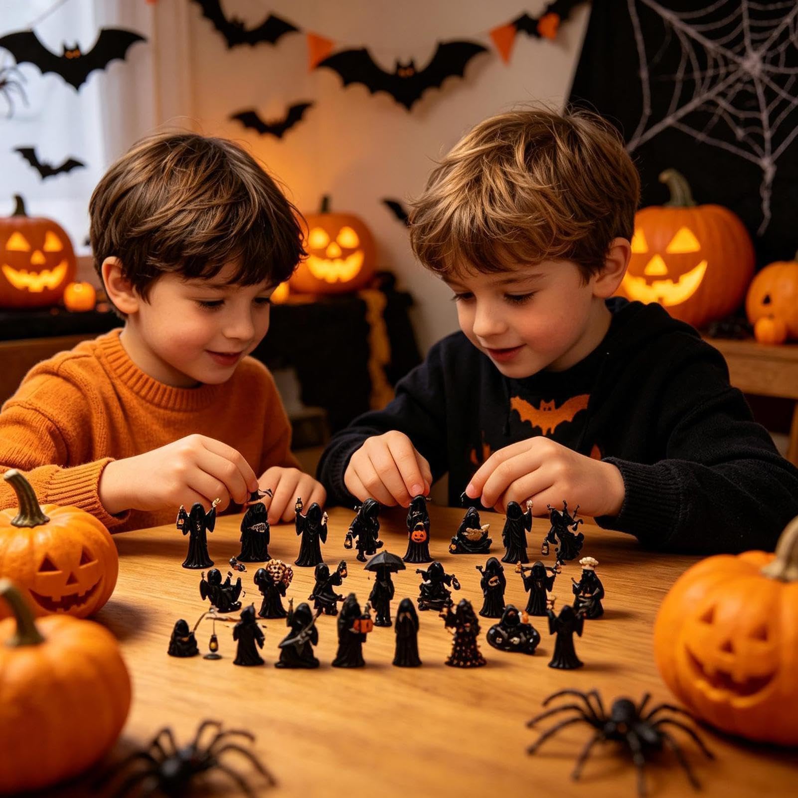 Halloween Countdown-Kalender-Set Sammelbares Erinnerungsstück als | Geisterornamente Countdown-Kalender Für Eventplaner Erwachsene Und Jugendliche Zur Dekoration An Fenster Tür