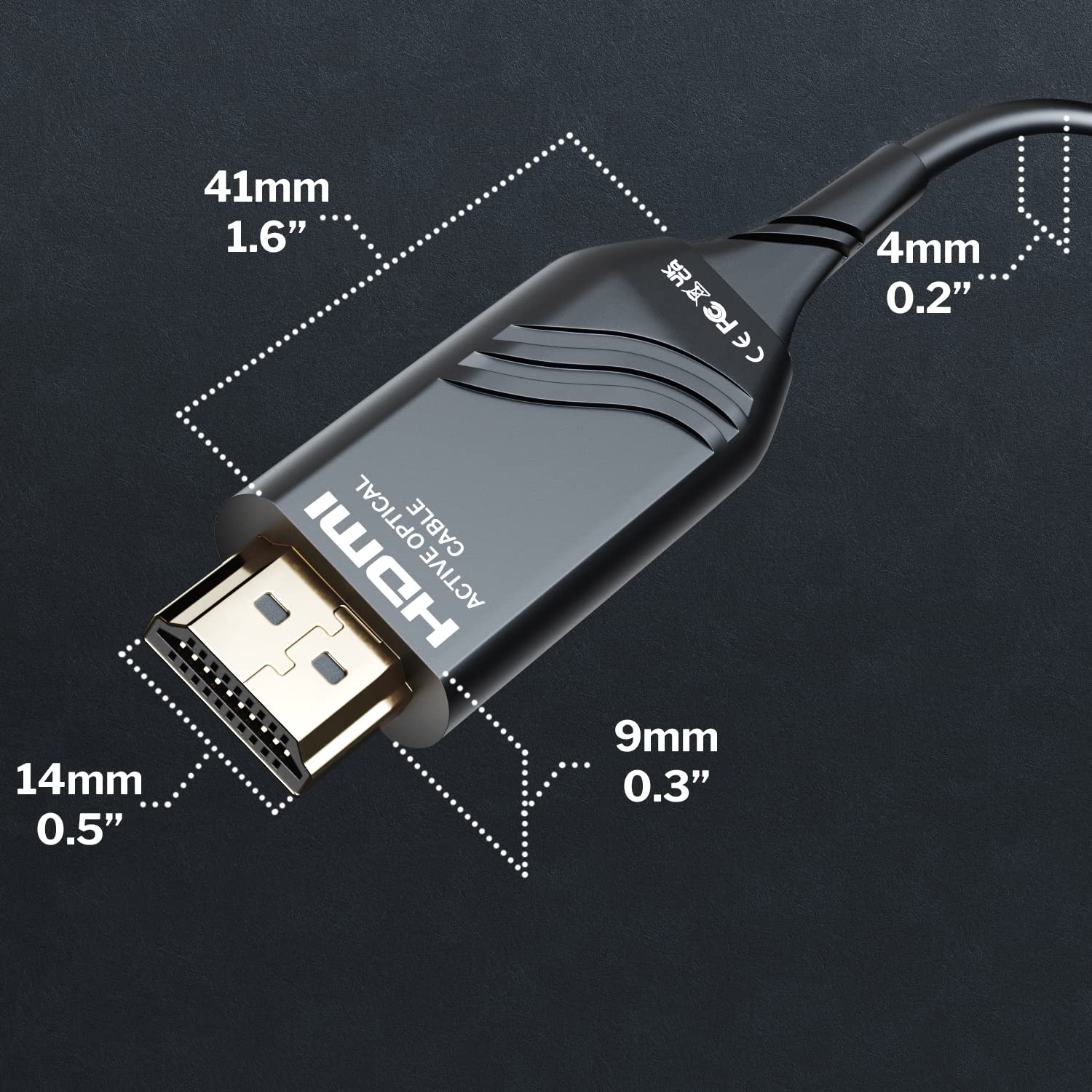 KabelDirekt – Cavo 8K HDMI 2.1b ottico – 30,0m – 8K@60Hz | 8K@60Hz, cavo HDMI flessibile in fibra ottica