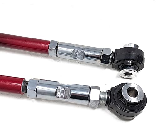 Miniatura 2 de Godspeed AK-028-B Brazos curvados traseros ajustables con rodamientos esféricos, juego de 2, compatibles con Infiniti G35 Sedan 2003-06  G35 Coupe