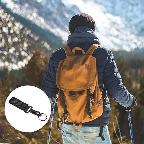 Miniatura 6 de PATIKIL Llavero de nailon con correa de nailon para colgar con soporte de llave a presión