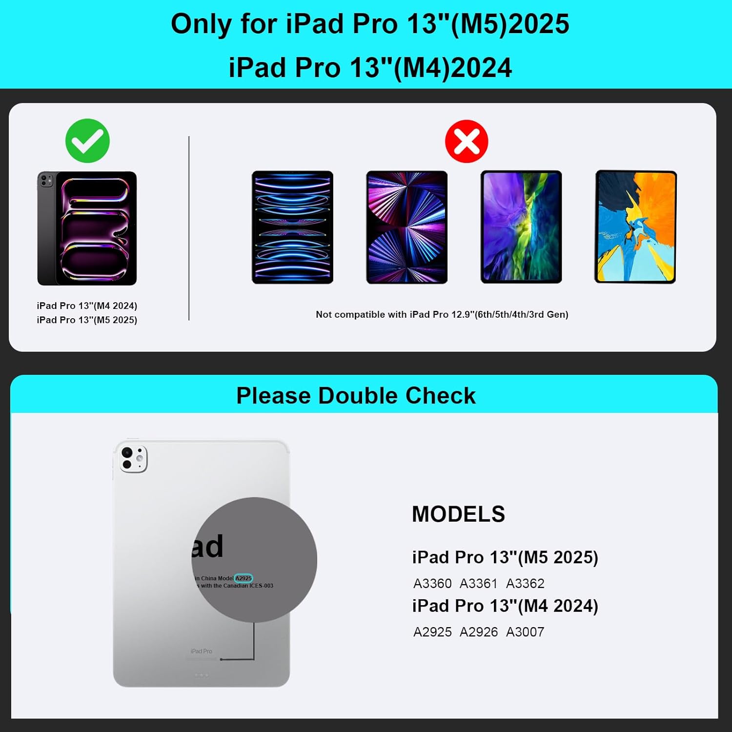 WIWU for iPad Pro 13 inch Case with Keyboard (M5 2025 / M4 2024),Magnetic Floating Stand with Trackpad,Stain-Resistant Surface,Wireless Bluetooth,7-Color Backlit Keyboard
