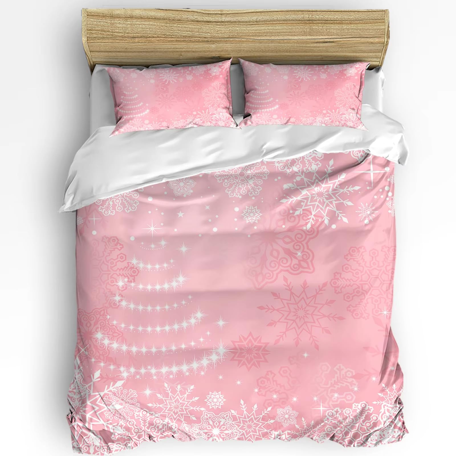 Housse de couette de Noël parure de lit 240x220 imprimée décoration maison chambre fille