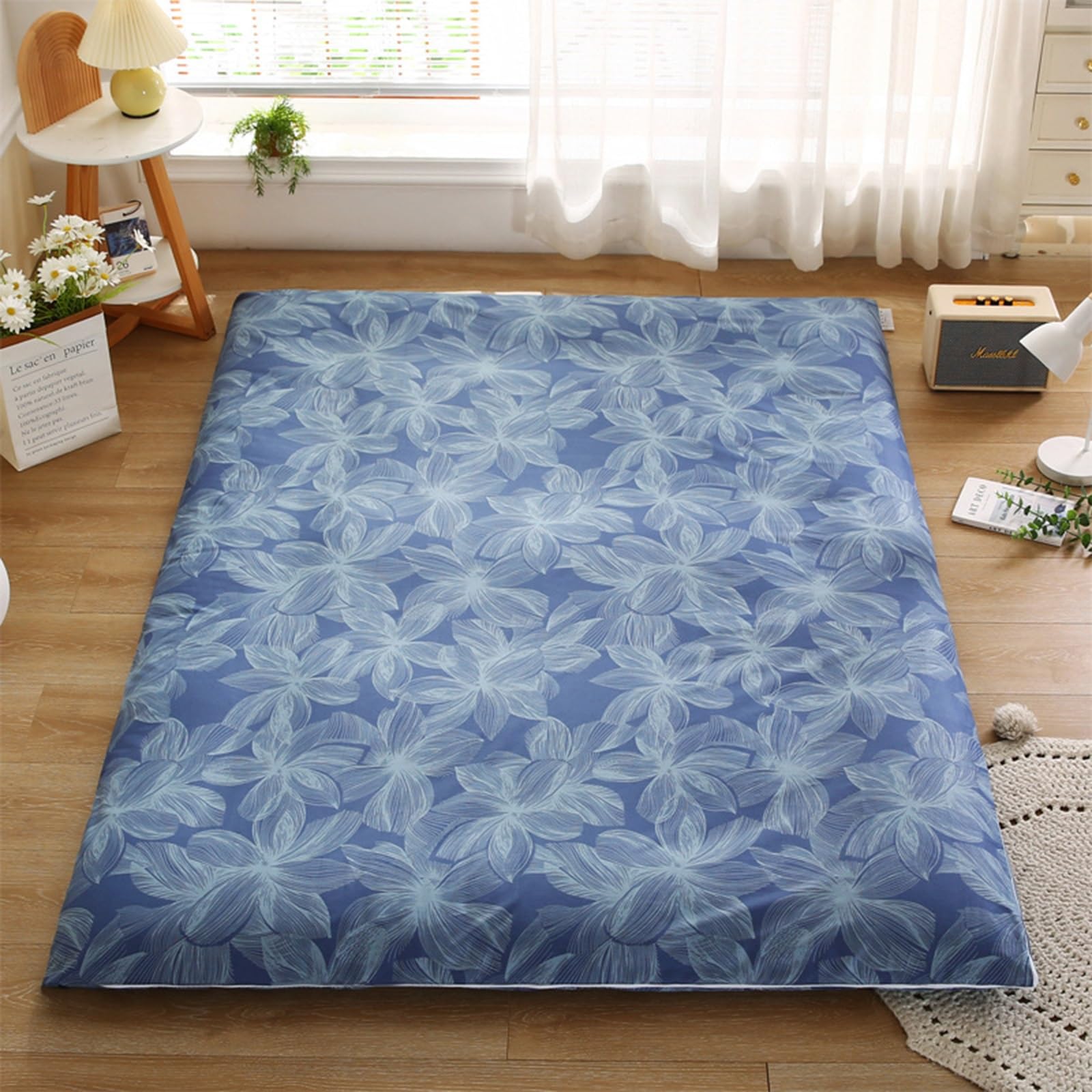 Funda de futón de algodón lavable para dormitorio japonés