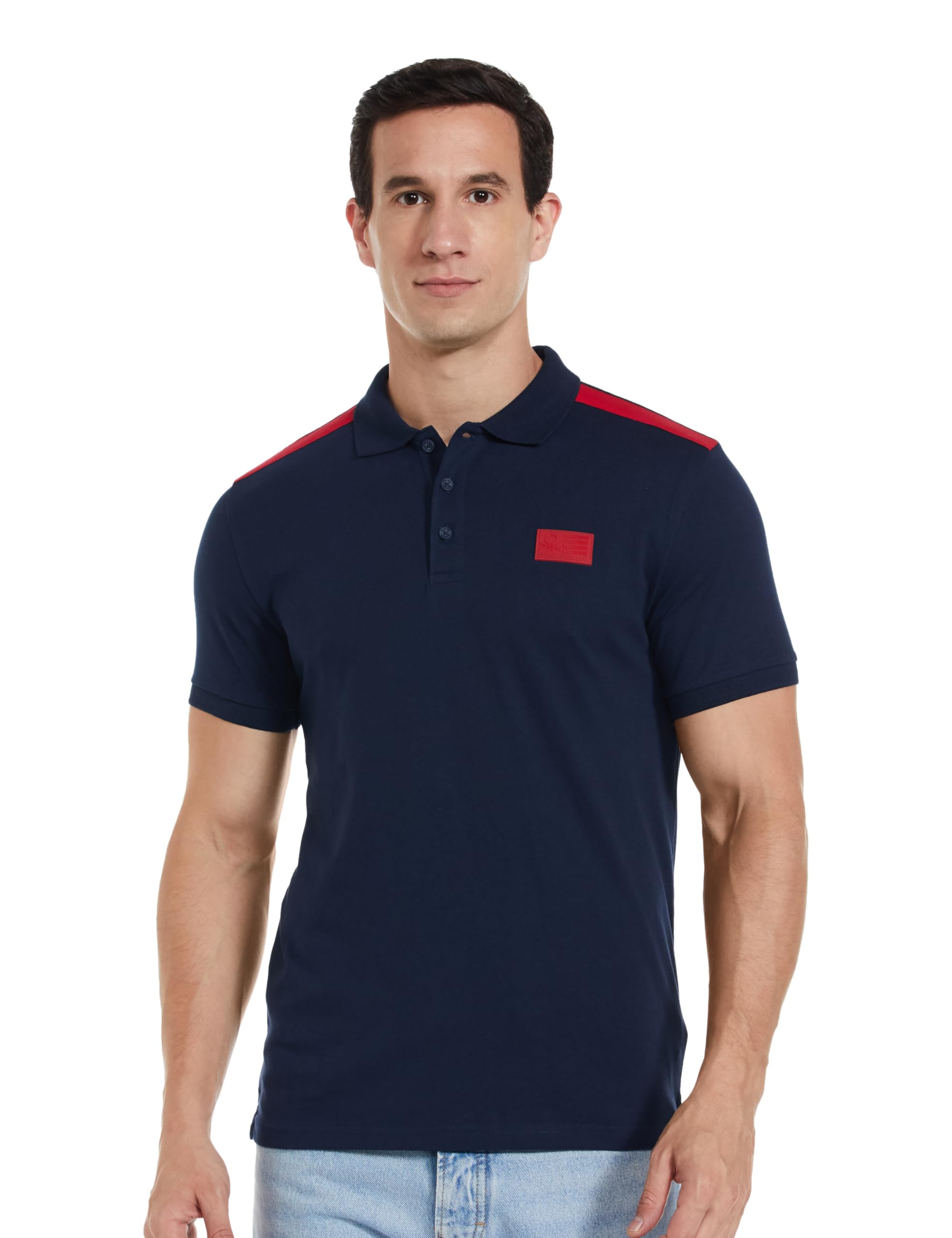 united colors of benetton Men's Regular Fit Polo Shirt-picture-16