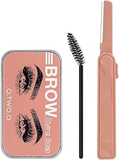 Eyebrow Soap Kit,Brows Styling Soap,Eyebrows Styling Wax, Brows Soap Kit,Long Lasting Waterproof Smudge Proof Eyebrow Styling Pomade for Natural Brows,