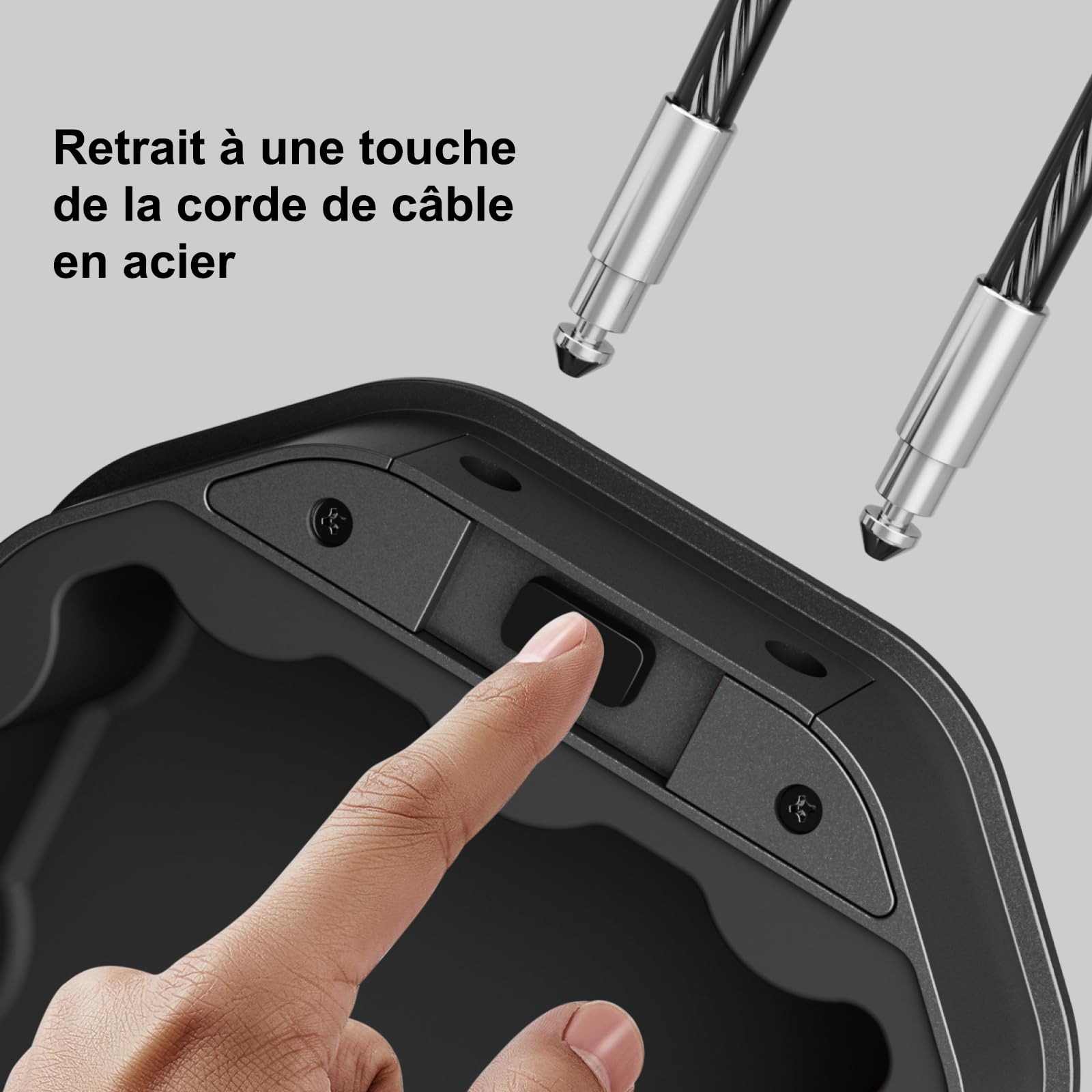 [IP68 & 2 Tête Verrou]Diyife Coffret Fort Portable Sécurisé, 4 Chiffres Combinaison Petit Coffre Fort, Doublure en Silicone, Câble en Acier Amovible-Anti-Coupure et Anti-Perte, pour Maison Hôtel Plage