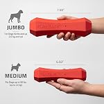 Playology Dog Toys | Durable Squeaky Chew Stick for Dogs | Jumbo Beef Scented Toy - Easy to Clean and Made from Non Toxic Materials