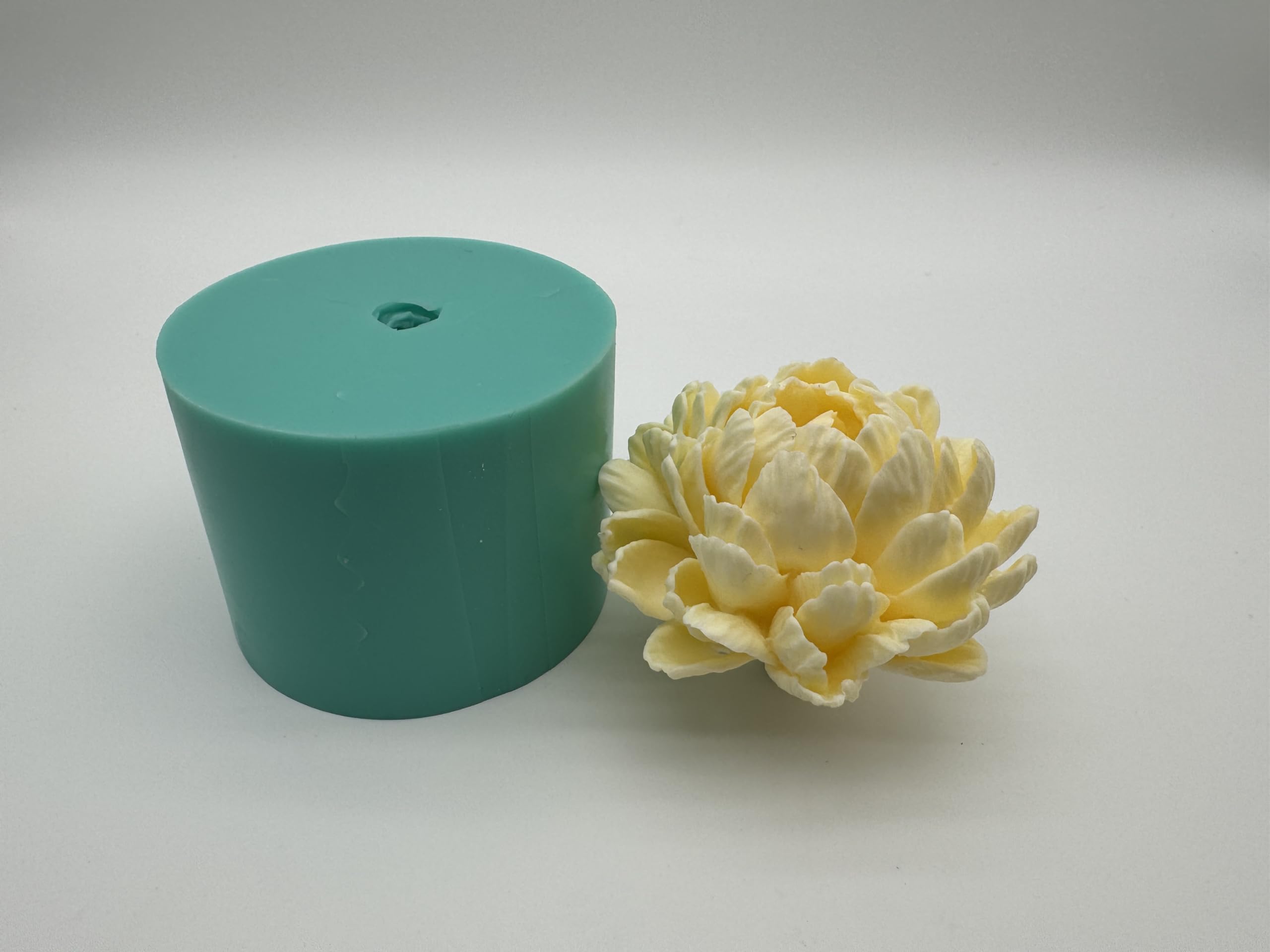 GreatMold - Molde de resina epoxi para jabón, diseño de rosas en 3D, para decoración de tartas, manualidades (3Dflower-03)