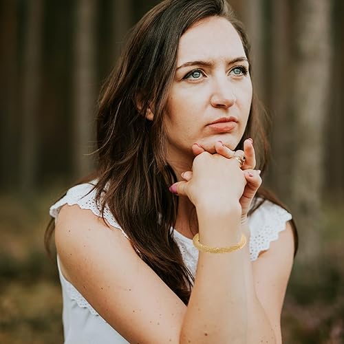 Miniatura 9 de EXCEART Pulsera de madera con medallón hecha a mano, pulseras de bricolaje, pulseras artesanales, anillos de madera para manualidades, pulseras de