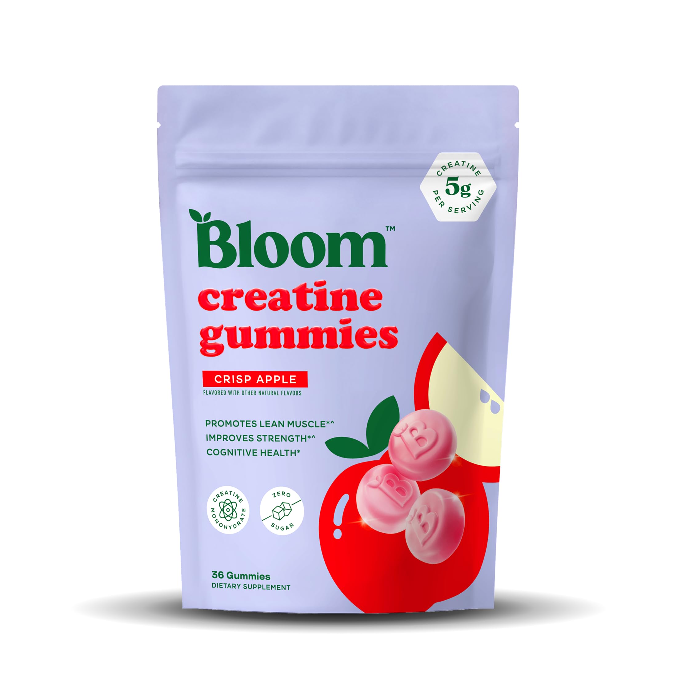 Bloom Nutrition Creatine Monohydrate Gummies, Berry Boost, 12 Servings — Amazon image 14