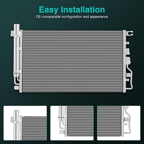 Miniatura 3 de SCITOO Condensador AC 3789 Compatible con 2010-2016 para GMC Terrain 2010-2015 para Chevrolet Equinox 2.4L 3.0L 3.6L