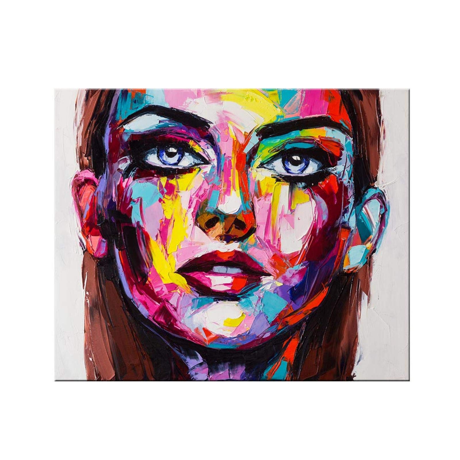 カラフルな女性の絵 カラフルな女性の絵