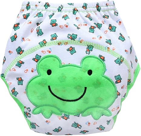 Amazon Co Jp 赤ちゃん ベビー おむつパンツ 布おむつ おむつカバー 厚手 吸収性 洗える 全５種類 カエル 18 36ヶ月 ベビー マタニティ