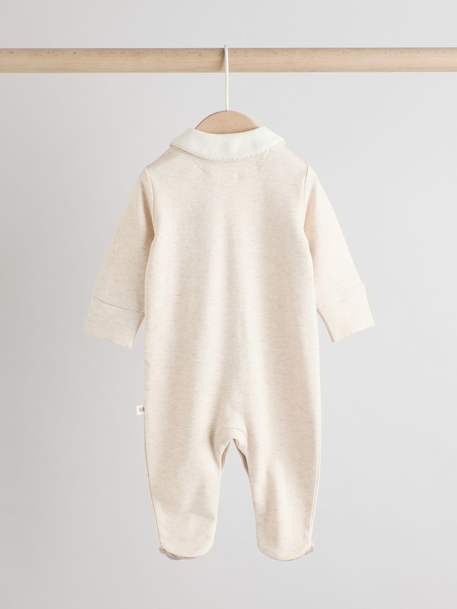 NEXT Baby Jungen Bestickte Schlafanzüge, 3er-Pack