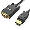 DisplayPort to VGA Cable, BENFEI 0.9M Display Port of Computer/Laptop to VGA of Monitor/Projector Gold-Plated Adapter (Not Bidirectional,Not Compatible with HDMI or USB) DisplayPort to VGA Cable, BENFEI 0.9M Display Port of Computer/Laptop to VGA of Monitor/Projector Gold-Plated Adapter (Not Bidirectional,Not Compatible with HDMI or USB)