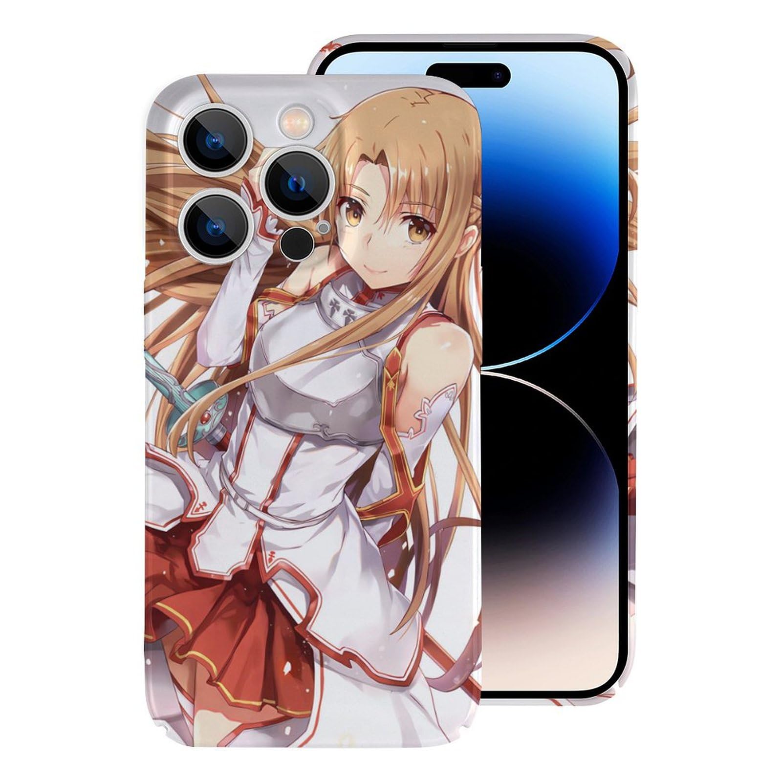 Amazon.co.jp: IPhone14 ケース かわいいアニメ柄 SAO アスナ 女剣士