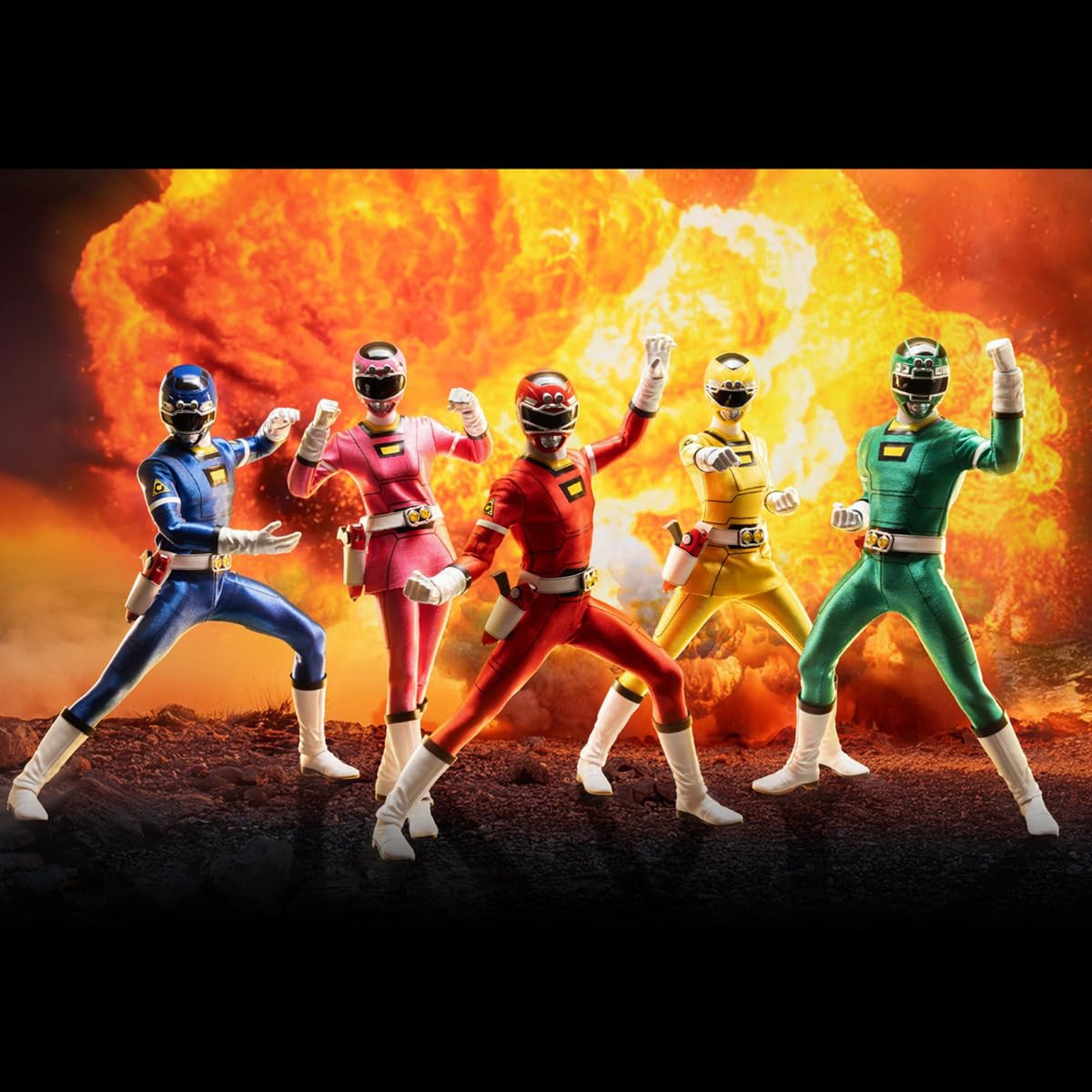 Amazon | HiPlay Threezero パワーレンジャー・ターボ セット