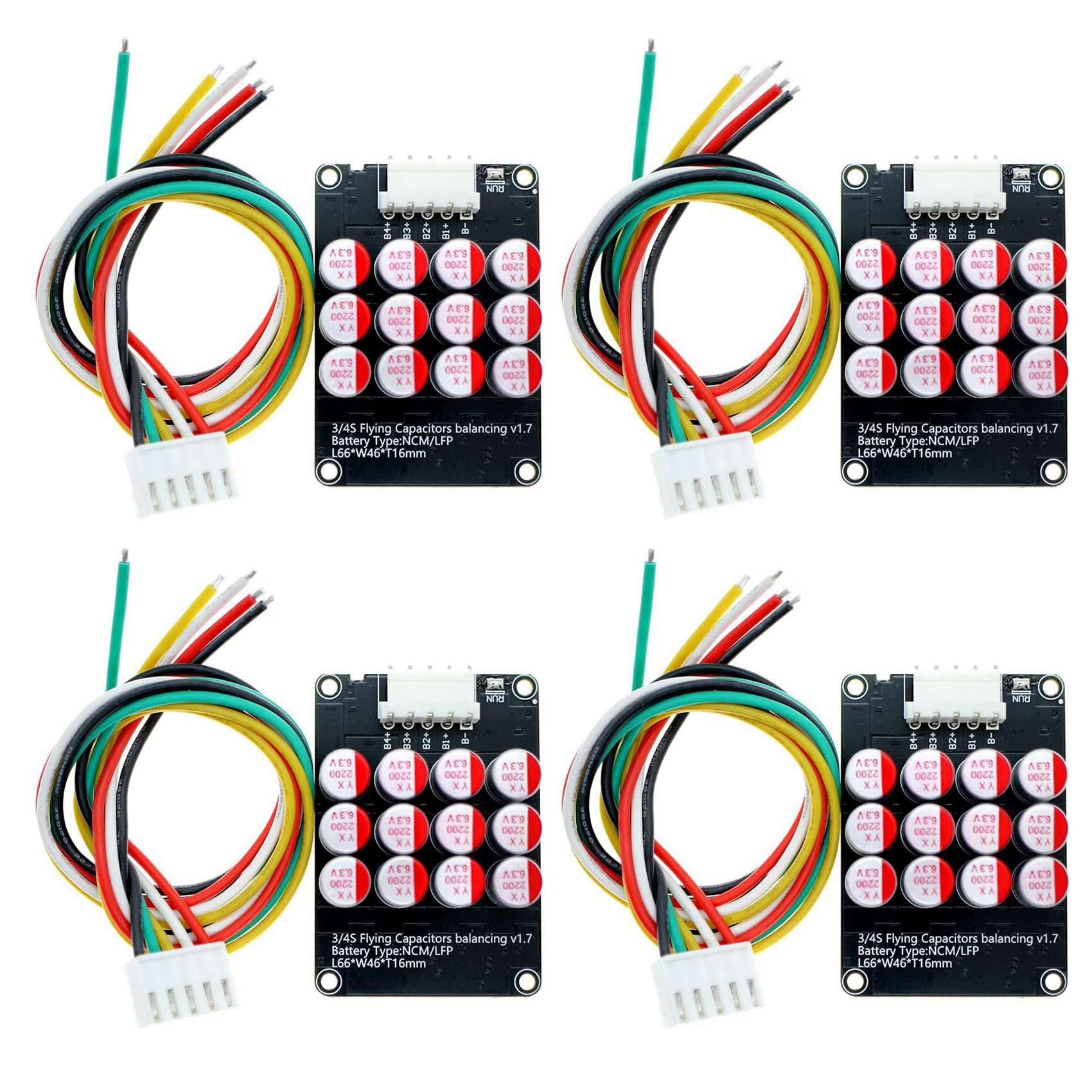 4PZ 4S Equalizzatore Balancer Lifepo4/Lipo/LTO Batteria Condensatore di Equalizzazione Energetica Board