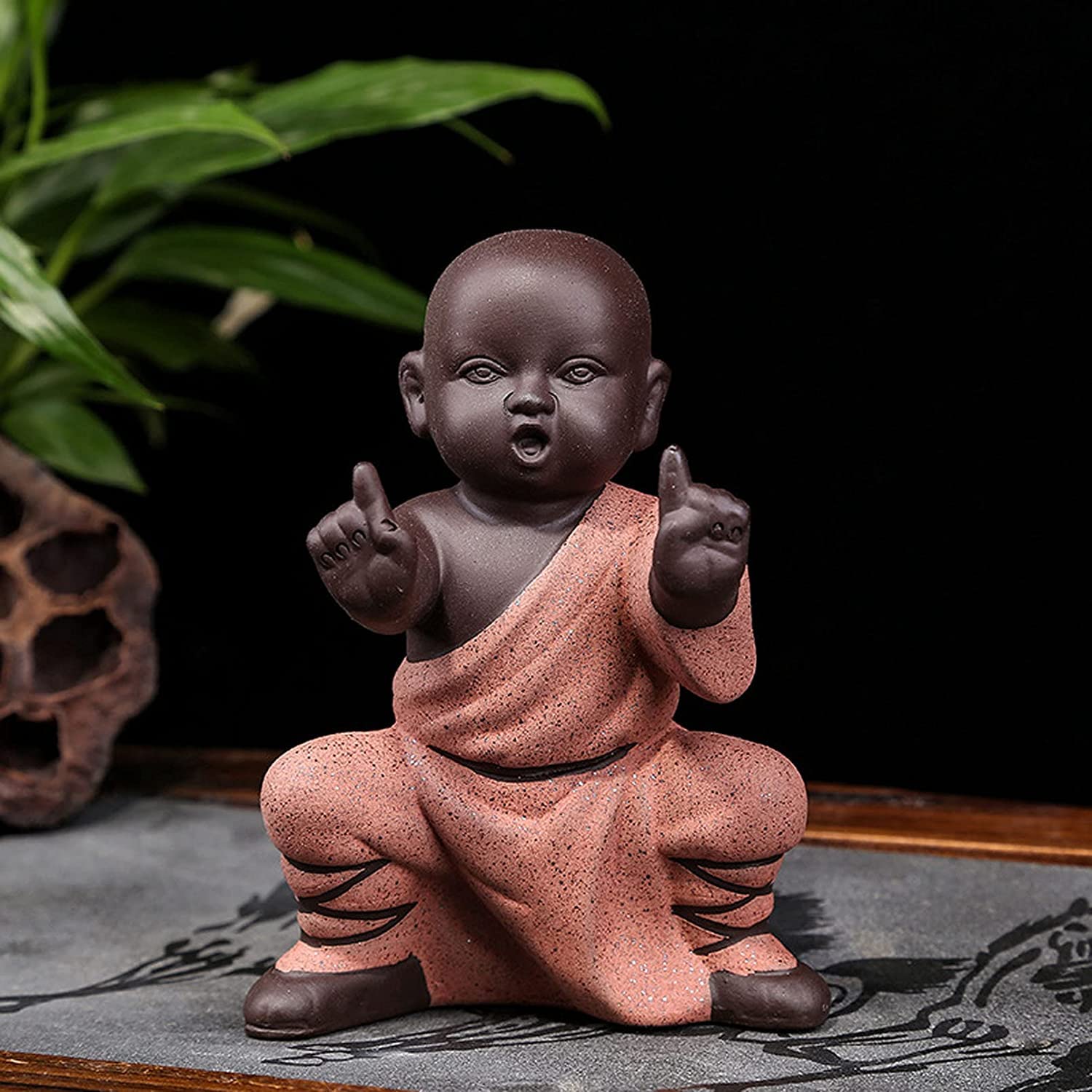 Amazon.co.jp: チベット/仏像 仏教崇拝 彫刻 風水装飾 セラミック
