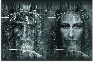 Shroud of Turin Canvas Poster Wall Art Decor Print Picture Paintings for Living Room Bedroom Decoration Unframe-style 24x16inch(60x40cm)