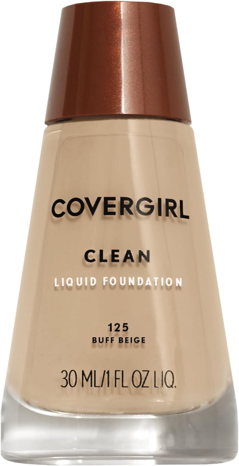 COVERGIRL Clean Makeup Foundation Buff Beige 125, 1 oz