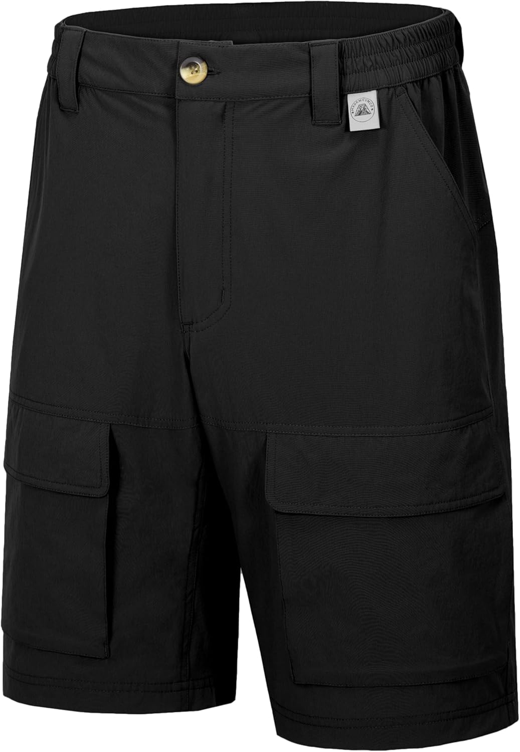 Mapamyumco Mens Hiking Cargo Shorts, Quick Dry 11 Inch Stretch Lightweight for Golf Travel Hiking