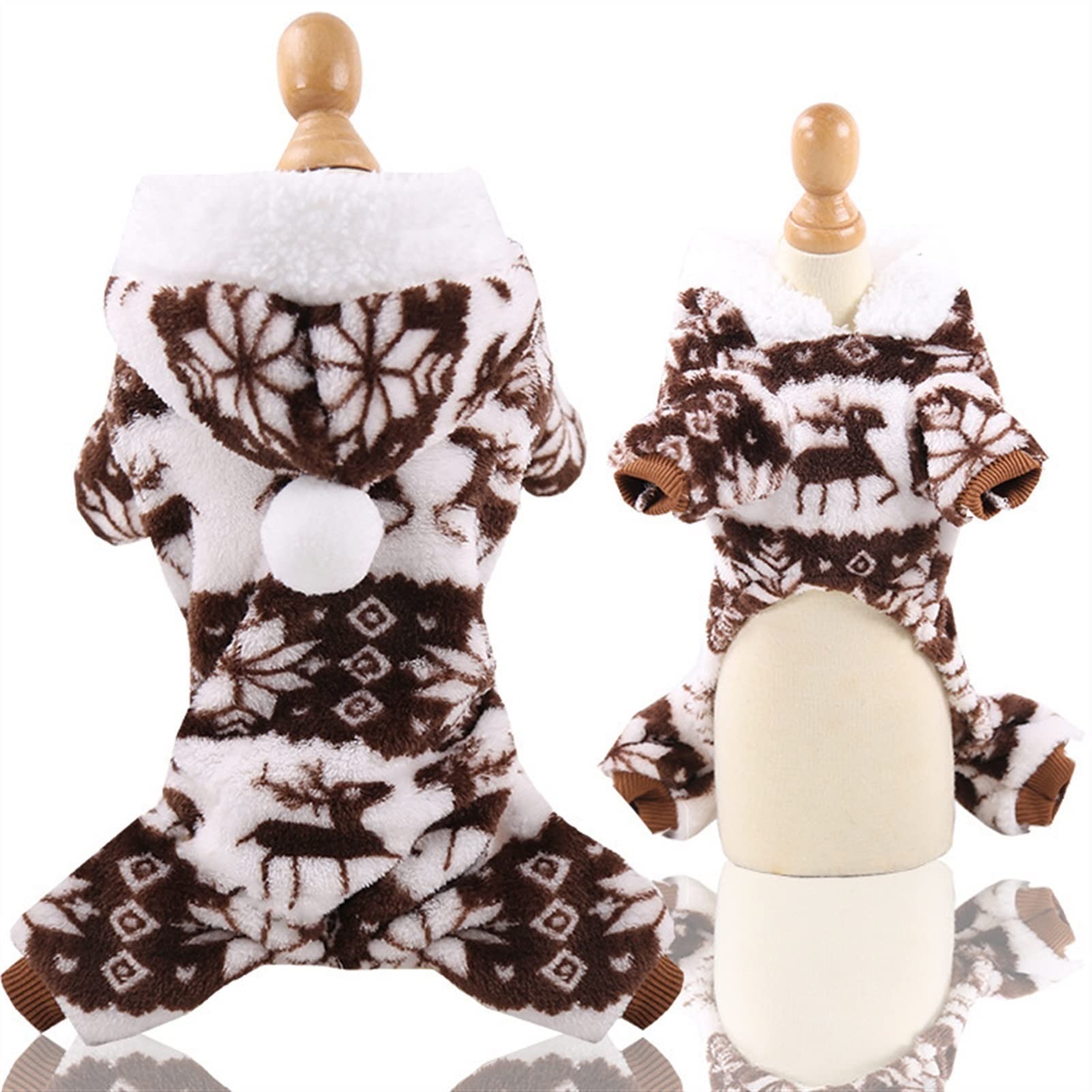 Pyjama chien XS en polaire haut de gamme - Confort et chaleur premium