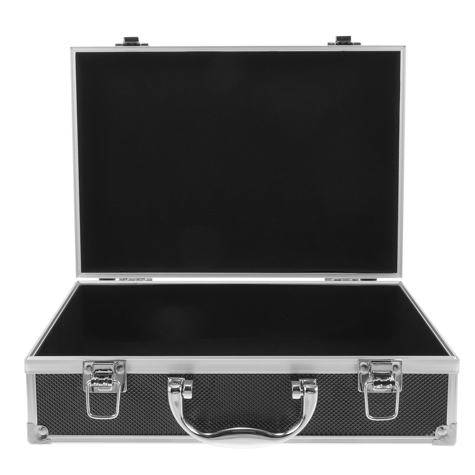 Cassetta degli Attrezzi in Lega di Alluminio 29x20,5x9 Cm, Scatola Portautensili Portatile Impugnatura Ergonomica, Resistente alle Intemperie e Antigraffio per Uso Esterno