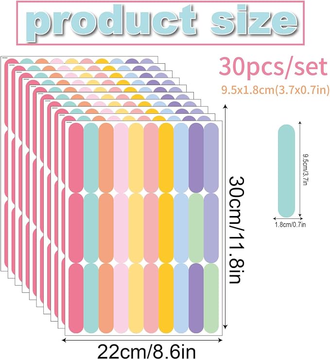 Vinilos decorativos de papel confeti 300pcs removibles y peel & stick decoracion infantil miniatura 2
