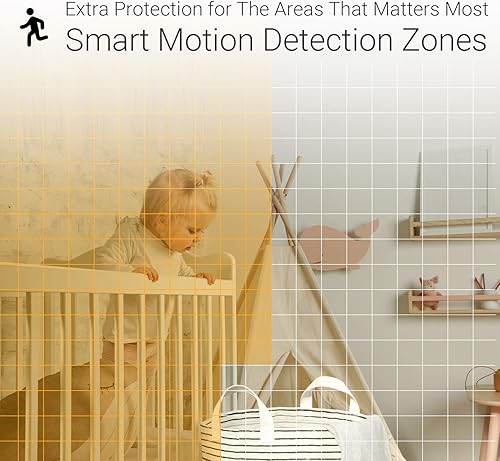Miniatura 4 de EZVIZ Cámara de seguridad para interiores, monitor de bebé WiFi 1080P, detección de movimiento inteligente, audio bidireccional, visión nocturna de