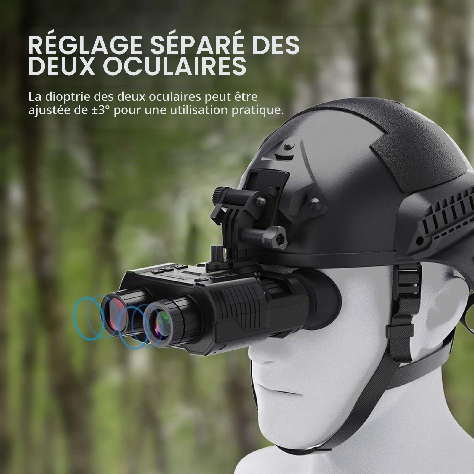 Lunettes de Vision Nocturne NV8000, Jumelles infrarouges 3D 4K, Vision Nocturne/Vision Nocturne numérique, Zoom numérique 8X, Carte SD 32 Go Incluse