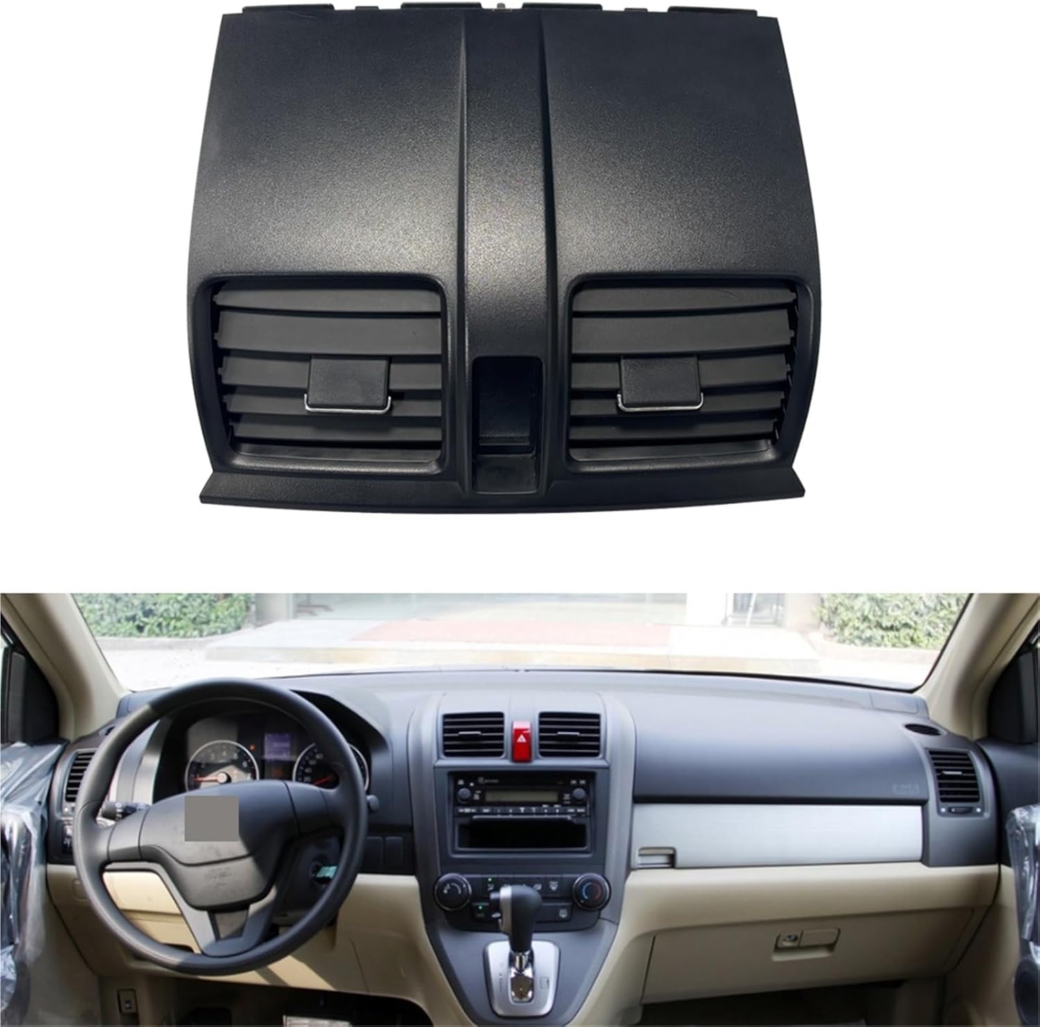 Applicable To Compatible For CRV 2007-2011 Workbench Air Conditioning Outlet Instrument Panel Frame(Air outlet -light)